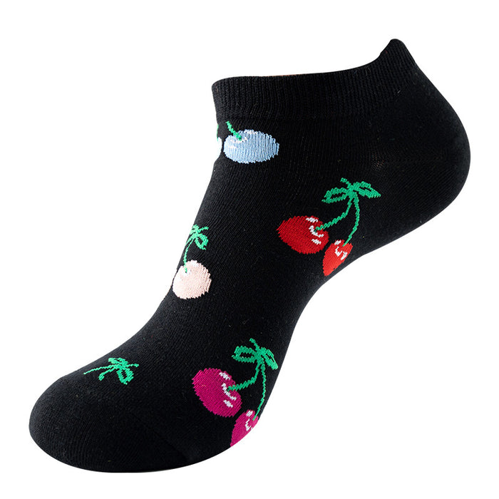 Wholesale socks shallow mouth cotton socks trendy breathable MOQ≥2 JDC-SK-XinXi001