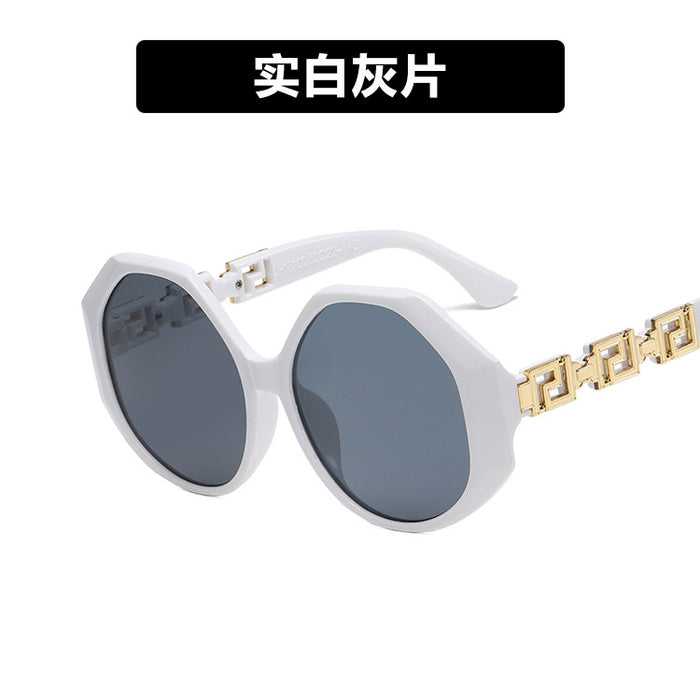 Jewelry WholesaleWholesale large box irregular vintage metal skeleton sunglasses JDC-SG-KD138 Sun Glasses 珂盾 %variant_option1% %variant_option2% %variant_option3%  Factory Price JoyasDeChina Joyas De China