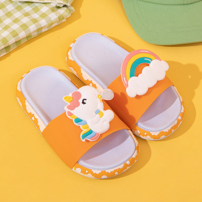 Wholesale children slippers cute rainbow JDC-SP-MKS004