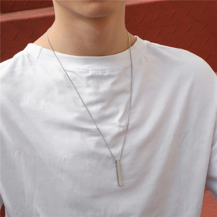 Jewelry WholesaleWholesale Titanium Steel Hip Hop Long Necklace JDC-NE-ZhuJ001 necklaces 诛积 %variant_option1% %variant_option2% %variant_option3%  Factory Price JoyasDeChina Joyas De China