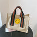 Jewelry WholesaleWholesale Plush Smiley Canvas Tote Bag JDC-HB-Wanan002 Handbags 湾岸 %variant_option1% %variant_option2% %variant_option3%  Factory Price JoyasDeChina Joyas De China