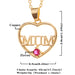 Jewelry WholesaleWholesale Mother's Day Pendant High Sense Light Luxury Necklace JDC-NE-HX015 Necklaces 鸿玺 %variant_option1% %variant_option2% %variant_option3%  Factory Price JoyasDeChina Joyas De China