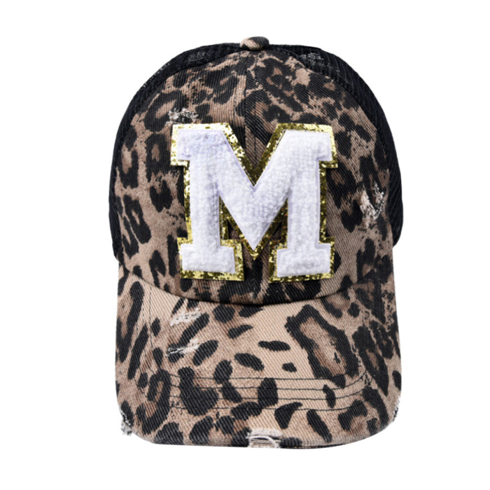 Wholesale Letter Baseball Cap Cotton Mesh Cap MOQ≥2 JDC-FH-WenR002