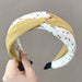 Jewelry WholesaleWholesale cross lace vintage wide-brimmed hair band JDC-HD-HuiY002 Headband 慧逸 %variant_option1% %variant_option2% %variant_option3%  Factory Price JoyasDeChina Joyas De China