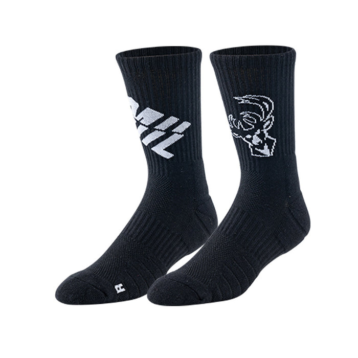 Wholesale Sock Cotton Basketball Socks Adult Medium Tube Thickened Breathable JDC-SK-JinR005