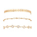 Jewelry WholesaleWholesale fashion fishbone chain Anklets JDC-AS-YeB014 Anklet 烨贝 %variant_option1% %variant_option2% %variant_option3%  Factory Price JoyasDeChina Joyas De China