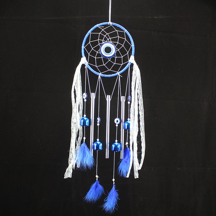 Wholesale Dreamcatcher Metal Bells Wind Chimes Ornaments MOQ≥2 JDC-DC-ChangX001