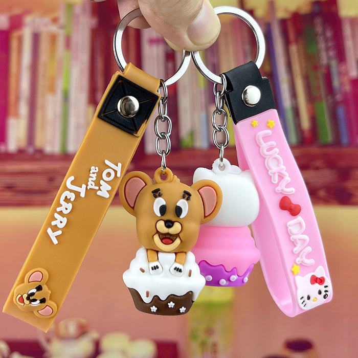 Wholesale Keychain Cartoon Cute PVC Soft Glue MOQ≥2 (M) JDC-KC-LeO013