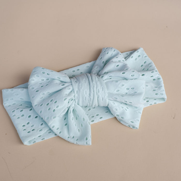 Wholesale Headband Polyester Hollow Out Kids Baby Bowknot JDC-HD-DanN001