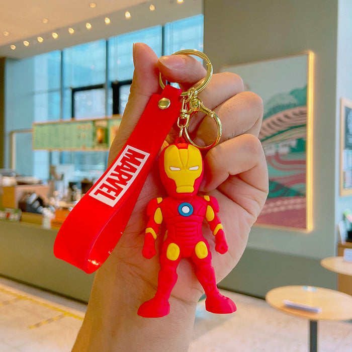 Wholesale Keychains For Backpacks Cartoon Key Chain U.S. Captain Doll Key Pendant Bag MOQ≥2 JDC-KC-YDao024