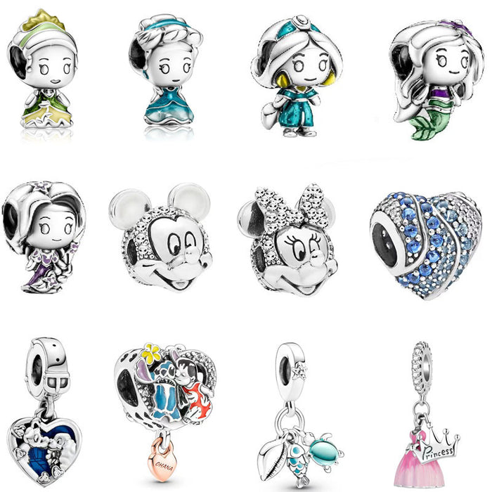 Wholesale Charms Bracelet DIY Beaded Cartoon Alloy Pack Of 20 (M) JDC-CS-YuanYu008