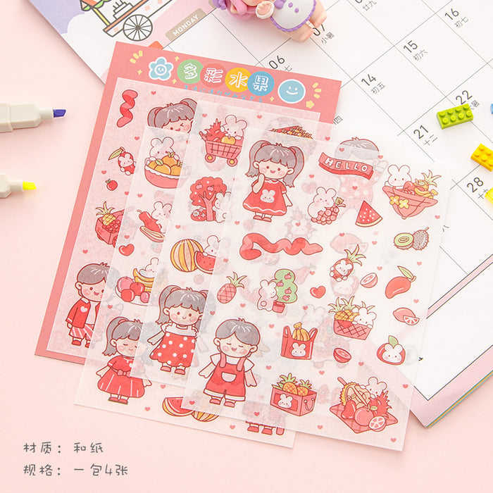 Wholesale washi diy material stickers MOQ≥2 JDC-ST-chsh002