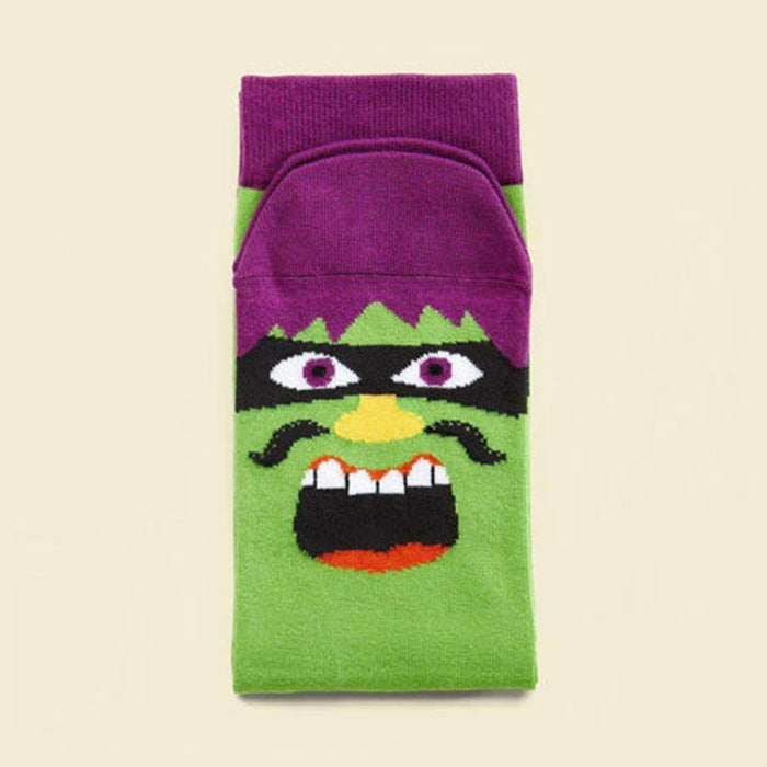 Wholesale socks fabric cartoon personality painting tide socks cotton socks JDC-SK-QAng011