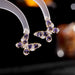 Jewelry WholesaleWholesale color zircon 925 silver needle stereo butterfly stud earrings JDC-ES-LYu001 Earrings 米萌 %variant_option1% %variant_option2% %variant_option3%  Factory Price JoyasDeChina Joyas De China