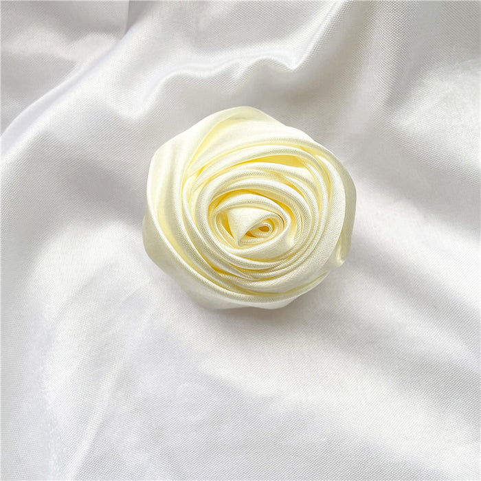 Wholesale Grip Satin Fabric Rose Retractable Folding Airbag Holder JDC-PS-KaiXin004