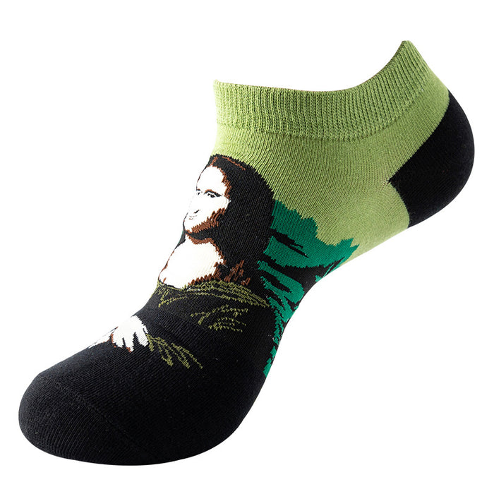 Wholesale shallow mouth cotton thin socks cotton trendy breathable MOQ≥2 JDC-SK-XinXi002