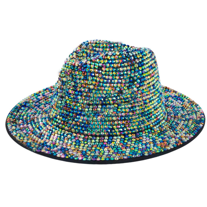 Wholesale Rhinestone Cotton Jazz Hat JDC-FH-HanDi006