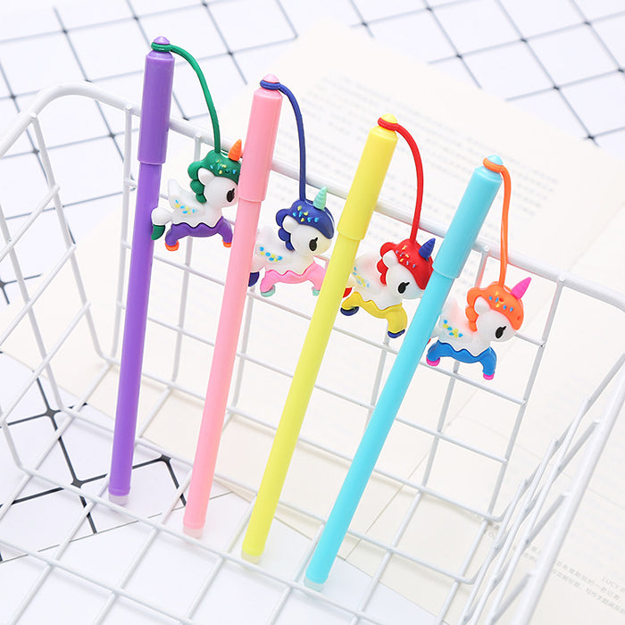 Jewelry WholesaleWholesale Cartoon Pony Silicone Plastic Ballpoint Pen JDC-BP-Liuj013 Ballpoint Pen 柳锦 %variant_option1% %variant_option2% %variant_option3%  Factory Price JoyasDeChina Joyas De China