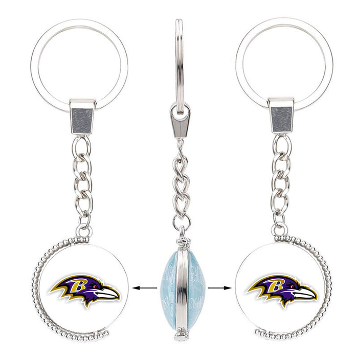 Wholesale NFL Team Football Alloy Keychain MOQ≥5 JDC-KC-MiaoY010