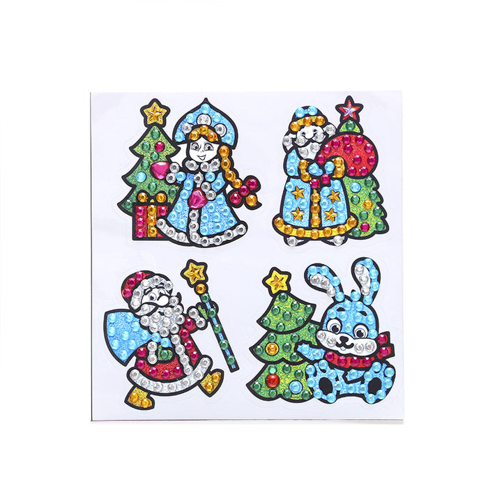 Jewelry WholesaleWholesale children's puzzle cartoon princess stick diamond painting at will DIY JDC-FT-qiancai002 fidgets toy 千彩 %variant_option1% %variant_option2% %variant_option3%  Factory Price JoyasDeChina Joyas De China