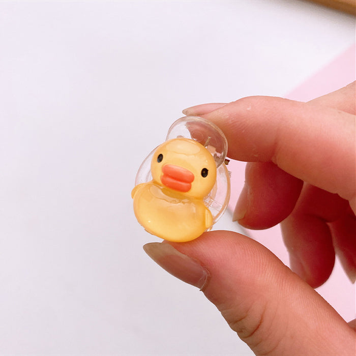 Wholesale Hair Clips Cute transparent cartoon summer small hairpin JDC-HC-MiYu015