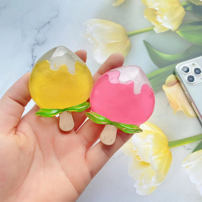 Wholesale Grips Acrylic Shaped Cartoon Fruit Airbag Bracket Telescopic MOQ≥2 JDC-PS-WeiJiu017