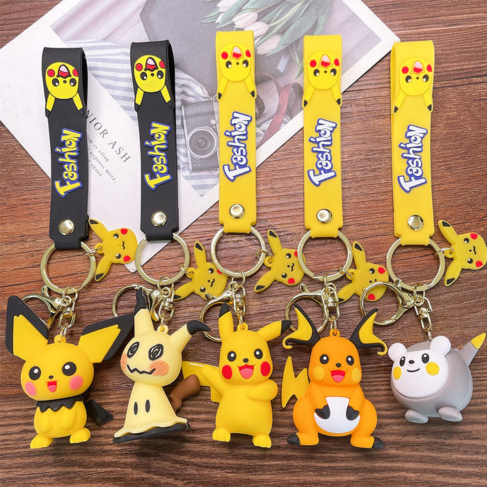 Jewelry WholesaleWholesale Cartoon Silicone PVC Keychain (F) JDC-KC-FeiRun068 Keychains 飞润 %variant_option1% %variant_option2% %variant_option3%  Factory Price JoyasDeChina Joyas De China