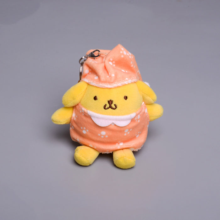 Wholesale keychain PP cotton cute cartoon plush doll pendant MOQ≥3 (S) JDC-KC-Tianx004