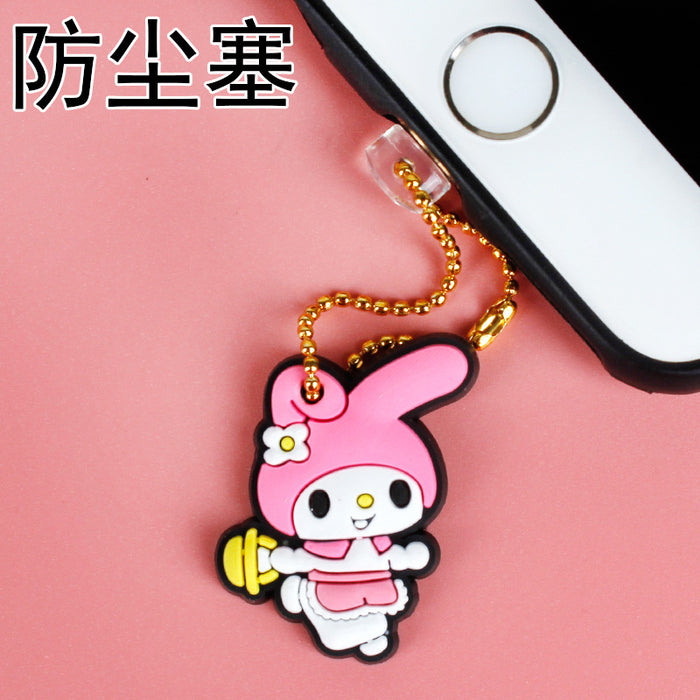 Wholesale Mobile Phone Dust Plug PVC Cute Cartoon Pendant MOQ≥3 (S) JDC-PC-ZhongJ021