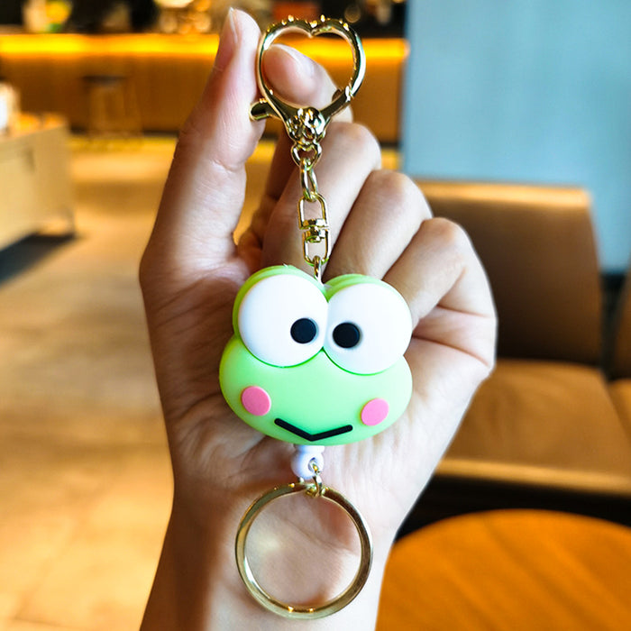 Wholesale Cartoon Silicone Retractable Keychain (M) MOQ≥2 JDC-KC-YMeng006