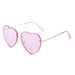 Jewelry WholesaleWholesale Cute Love Frameless Sunglasses JDC-SG-HongW001 Sunglasses 宏伟 %variant_option1% %variant_option2% %variant_option3%  Factory Price JoyasDeChina Joyas De China