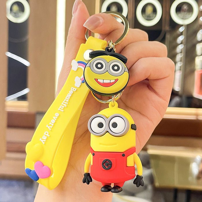 Wholesale Cartoon Silicone Doll Keychain JDC-KC-BXin004