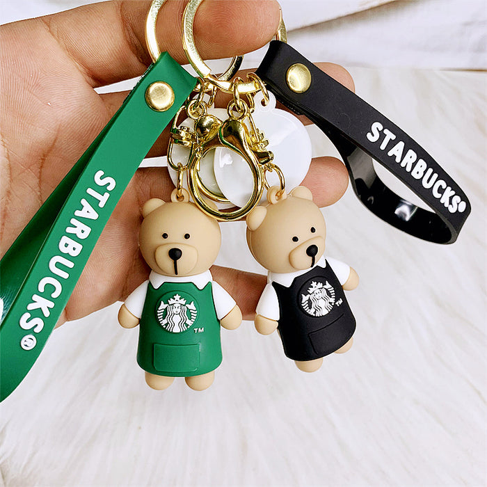 Wholesale cartoon keychain cute doll silicone JDC-KC-DMF006