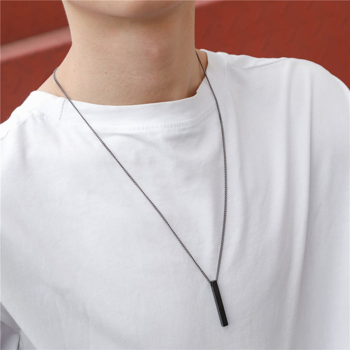 Jewelry WholesaleWholesale Titanium Steel Hip Hop Long Necklace JDC-NE-ZhuJ001 necklaces 诛积 %variant_option1% %variant_option2% %variant_option3%  Factory Price JoyasDeChina Joyas De China