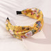 Jewelry WholesaleWholesale floral wide-brimmed cross knot headband JDC-HD-Moduo001 Headband 摩多 %variant_option1% %variant_option2% %variant_option3%  Factory Price JoyasDeChina Joyas De China