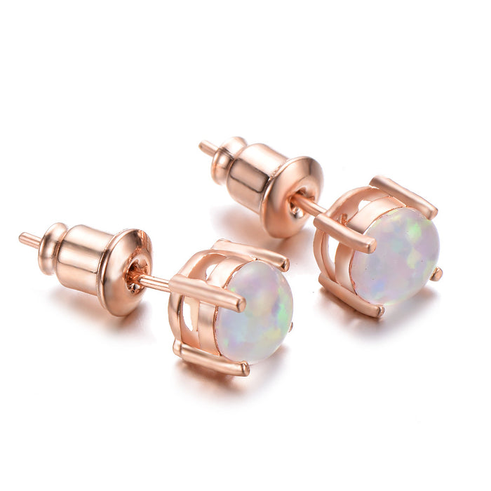 Jewelry WholesaleWholesale blue copper stud earrings JDC-ES-XinC001 Earrings 欣橙 %variant_option1% %variant_option2% %variant_option3%  Factory Price JoyasDeChina Joyas De China