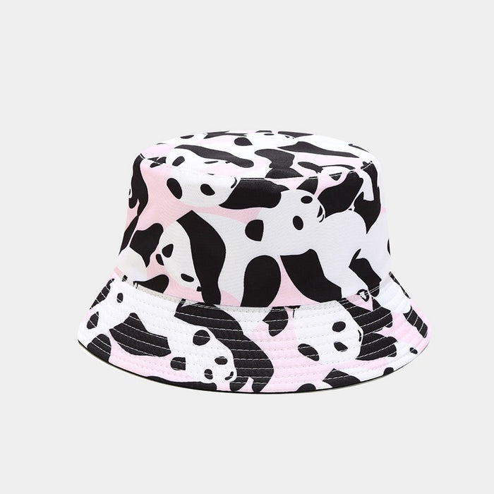 Wholesale cow pattern print bucket hat JDC-FH-LvYi018