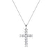 Jewelry WholesaleWholesale Copper Inlaid Zircon Cross Necklace MOQ≥2 JDC-NE-Caos020 Necklaces 曹适 %variant_option1% %variant_option2% %variant_option3%  Factory Price JoyasDeChina Joyas De China