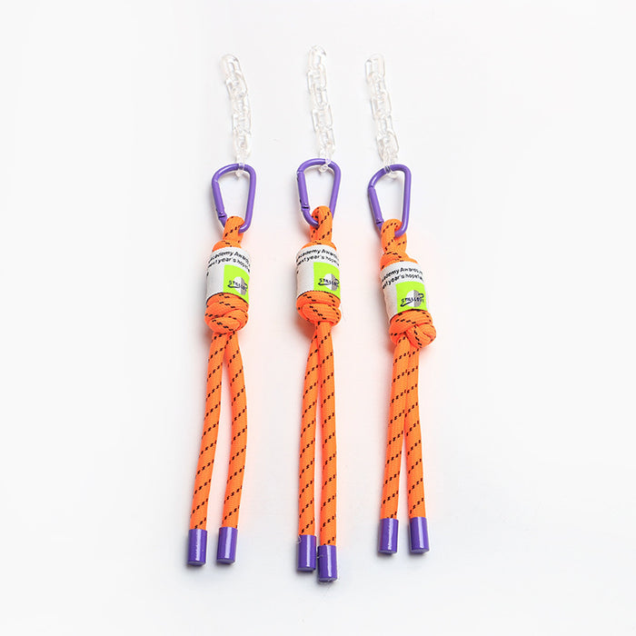 Jewelry WholesaleWholesale Fluorescent Color Hand Braided Metal Buckle Lanyard Keychain JDC-KC-RYKT001 Keychains 瑞洋凯泰 %variant_option1% %variant_option2% %variant_option3%  Factory Price JoyasDeChina Joyas De China