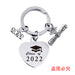 Jewelry WholesaleWholesale Stainless Steel Heart Shape Graduation Season Gift Metal Keychain JDC-KC-GangGu018 Keychains 钢古 %variant_option1% %variant_option2% %variant_option3%  Factory Price JoyasDeChina Joyas De China