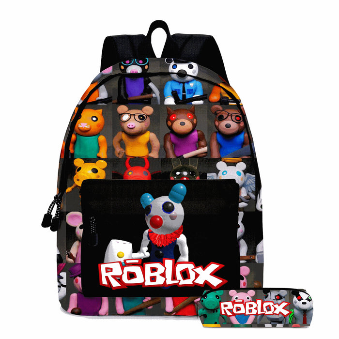 Wholesale Backpack Polyester Cute Cartoon Game Student JDC-BP-running005