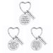 Jewelry WholesaleWholesale teacher's graduation gift engraved round key JDC-KC-GangGu033 Keychains 钢古 %variant_option1% %variant_option2% %variant_option3%  Factory Price JoyasDeChina Joyas De China