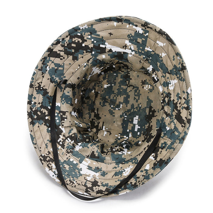 Wholesale summer hat fan camouflage big eaves sun hat outdoor climbing sunscreen JDC-FH-DingB004