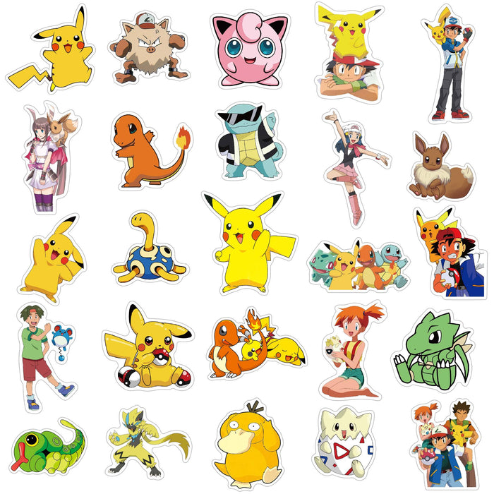 Wholesale Stickers PVC Waterproof Cute Cartoon Graffiti 50 Pieces (M) JDC-ST-XinP006