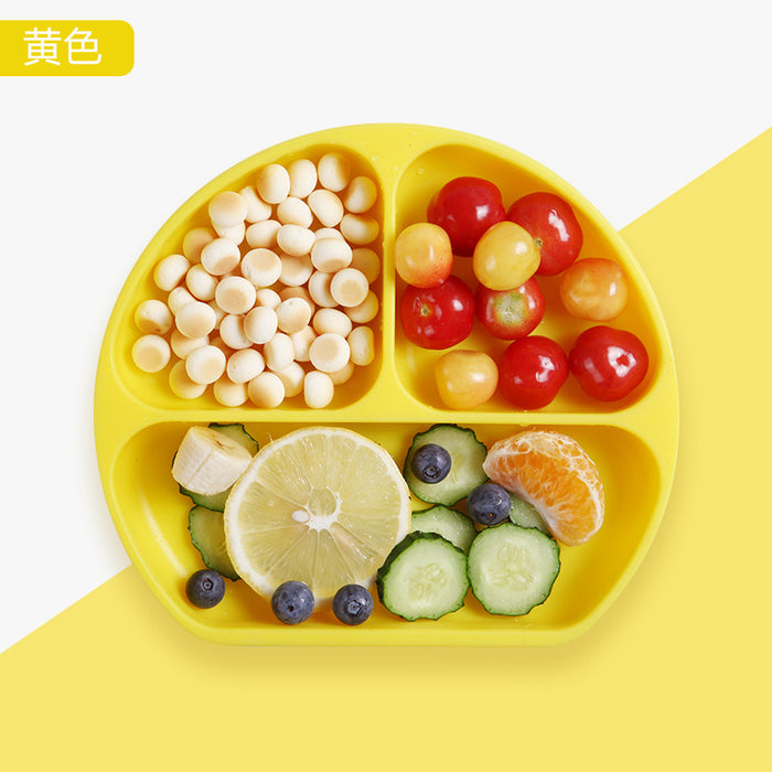 Wholesale Baby Silicone Dinner Plate Suction Cup JDC-CC-Ningxuan003