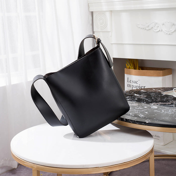 Wholesale Shoulder Bag PU Simple Bucket Bag Diagonal 2 Pieces JDC-SD-Ziyi005