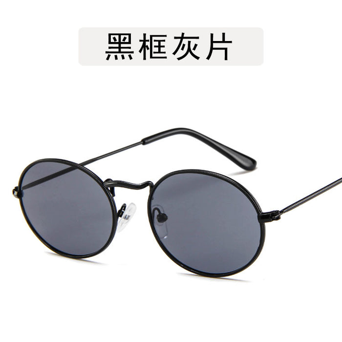 Wholesale AC Lens Small Round Frame Sunglasses JDC-SG-DeL001