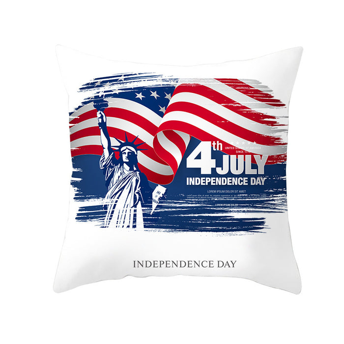 Wholesale 4th of July Independence Day Printed Pillowcase MOQ≥2 JDC-PW-Jinze002