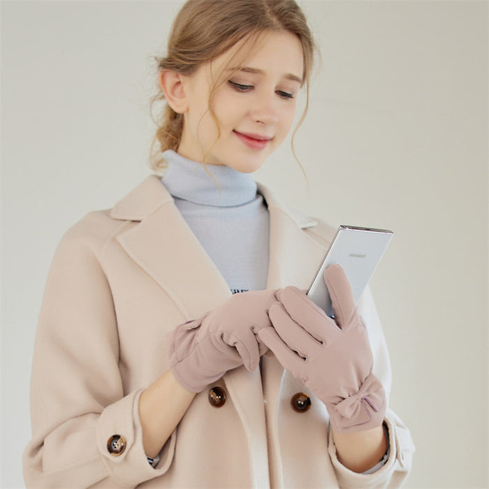 Wholesale Gloves Suede Outdoor Warming Touch Screen JDC-GS-MYuan010