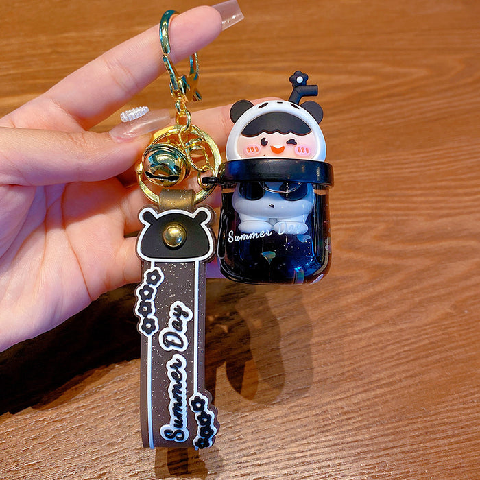 Wholesale Keychains For Backpacks KIKI cute and cute oil keychain pendant MOQ≥2 JDC-KC-MSi023